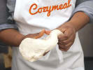 Cooking Class - Seasonal Pizza From Scratch in San Antonio: chef making pizza dough