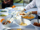 Private Chef - Poolside Taco Fiesta: chef making tacos
