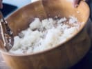 Cooking Class - Korean Classics in Austin: chef making white rice