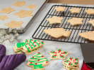 Online Cooking Class - Holiday Sugar Cookie Decorating: chef mel's sugar cookies shaped for christmas