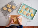 Online Cooking Class - Holiday Sugar Cookie Decorating: chef mel's sugar cookies shaped for easter