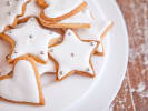 Online Cooking Class - Holiday Sugar Cookie Decorating: chef mel's sugar cookies with white icing