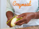 Cooking Class - Signature Flavors of Nigeria in Buckhead: chef peeling a plantain