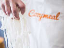 Online Cooking Class - Pad Thai and Bananas in Coconut: chef preparing rice noodles