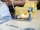 Cooking Class - Contemporary Italian Fare in Downtown Los Angeles: chef rolling fresh pasta dough