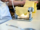 Cooking Class - Vegan Italian Cuisine: chef rolling fresh pasta dough