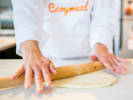 Cooking Class - Authentic Pizza and Italian Cuisine: chef rolling out pizza dough
