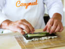 Cooking Class - Rolls, Sashimi and Nigiri in East Bay: chef rolling sushi