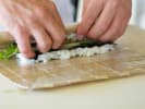Online Cooking Class - Handcrafted Sushi: chef rolling sushi