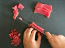 Cooking Class - A Taste of Classic Japan in Downtown Dallas: chef slicing ahi tuna