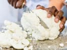 Cooking Class - Modern Surf and Turf: chef slicing cauliflower