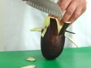 Cooking Class - Vegetarian Thai Fare: chef slicing eggplant