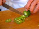 Online Cooking Class - Culinary Celebration of Hispanic Heritage Month: chef slicing jalapenos