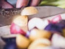 Cooking Class - Building the Perfect Brunch: chef slicing potatoes