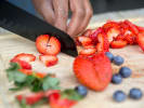 Cooking Class - Northern Italy's Finest Fare: chef slicing strawberries