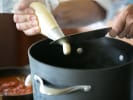 Pasta-Making Class - Gnudi & Gnocchi: chef making fresh gnudi