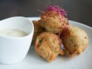 Cooking Class - Sweet and Savory Hors d'Oeuvres: crab hush puppies