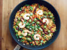 Team Building Cooking Class - Spanish Paella Party in Downtown Chicago: chicken and shrimp paella