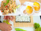 Cooking Class - Classic Asian Specialties in Detroit: chicken fried rice mango coconut mousse chef crafting sushi