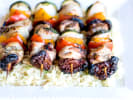 Cooking Class - Healthy Mediterranean Favorites in Chicago: chicken kebabs with rice