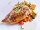Team Building Cooking Class - Italian Farm to Table in Manhattan: chicken with eggplant caponata
