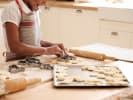 Cooking Class - Kid-Friendly Sunday Supper - Family Fun: child making biscuits