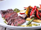 Cooking Class - Argentinian Steak Night: chimichurri steak and peppers