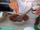 Cooking Class - Gourmet French Technique in San Jose: chocolate batter