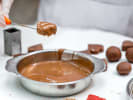 Team Building Cooking Class - Crafting a Homemade Chocolate Box in Portland, OR: chocolate making caramel