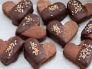 Cooking Class - Wholesome Cookie Decorating - Family Fun in Downtown Dallas: chocolate dipped heart cookies with sprinkles