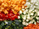 Cooking Class - Knife Skill Fundamentals in South Bay & Peninsula: chopped food