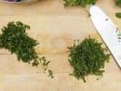 Cooking Class - Magic of Morocco in Baltimore: chopped herbs