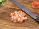 Cooking Class - Simple Sushi for Beginners: chopped salmon