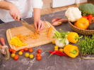 Online Italian Cooking Class - Basic Beginner Knife Skills: chopping carrots