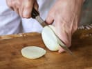 Cooking Class - Authentic Italian Country Cooking in East San Diego: chopping onion