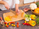 Cooking Class - A Taste of the Mediterranean in Manhattan: chopping veg