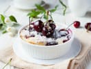 Team Building Cooking Class - French Bistro for Groups in Toronto: clafoutis cherry dessert