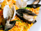 Cooking Class - Special Paella in Manhattan: clam and mussel paella