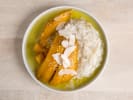 Cooking Class - Journey to Vietnam in Austin: coconut rice with fresh mango and toasted coconut