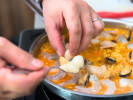 Cooking Class - Spanish Kitchen Icons: cooking Spanish paella