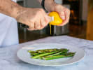 Cooking Class - Taste of Greek Coast in Downtown Sacramento: cooking asparagus
