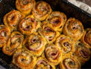 Cooking Class - Healthy Fusion Cuisine in Carlsbad & Oceanside: cooking cheese pinwheels