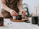 Market Tour + Class - 4-Course Seasonal Lunch in San Francisco: placing wix on fall candle
