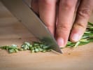 Cooking Class - Breads for the Creative Baker in South Bay & Peninsula: cutting rosemary