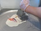 Cooking Class - Asian Inspired Sweets in San Francisco: mashing ice cream