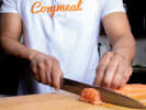 Cooking Class - Authentic Brazilian Feast: cutting salmon