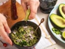 Team Building Cooking Class - Triple Guacamole Making Challenge in Dallas: guacamole top view