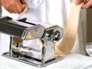 Cooking Class - Cajun Butter Fettuccine From Scratch in Downtown Dallas: shaping pasta dough