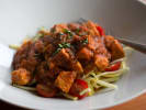 Cooking Class - Cooking Vegan: Chicken stew on zucchini noodles