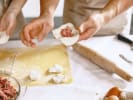 Cooking Class - Craft Chinese Dumplings From Scratch in Baltimore: filling dumplings